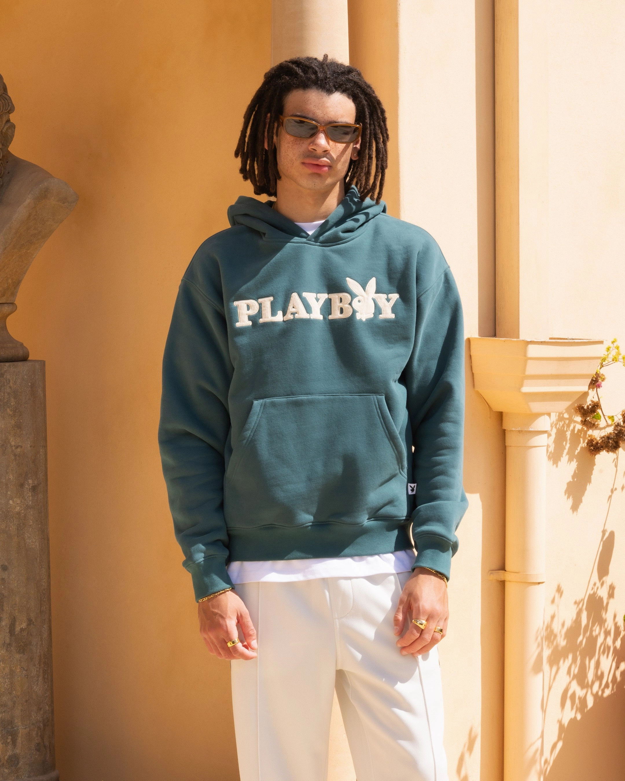 System Playboy By Culture Kings Class Hoodie Green
