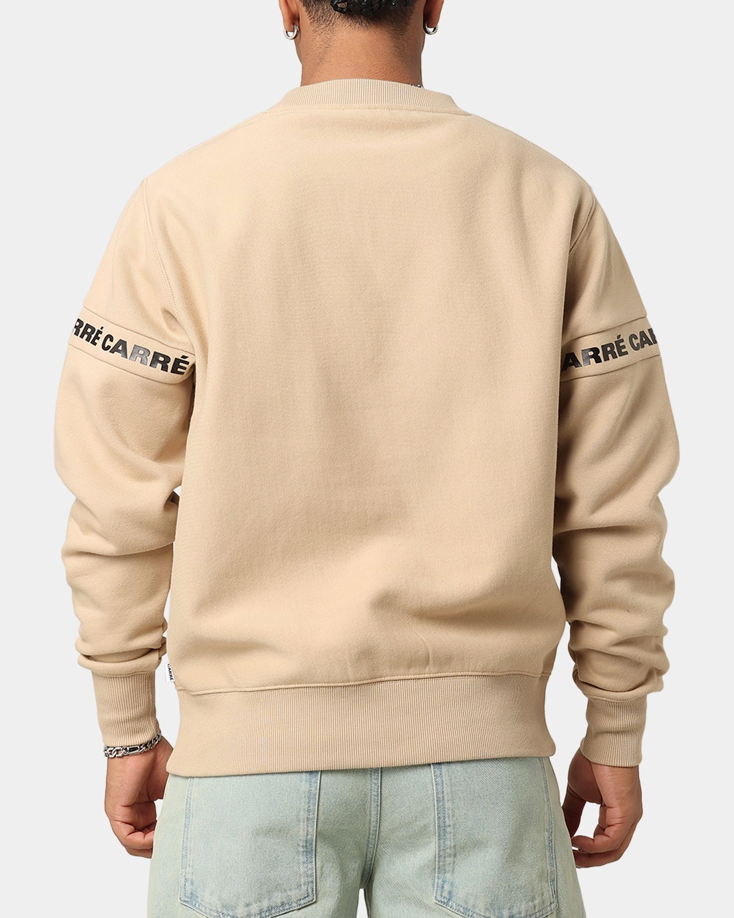 Moisture Wicking Fibers Carre La Manche 2.0 Crewneck Stone