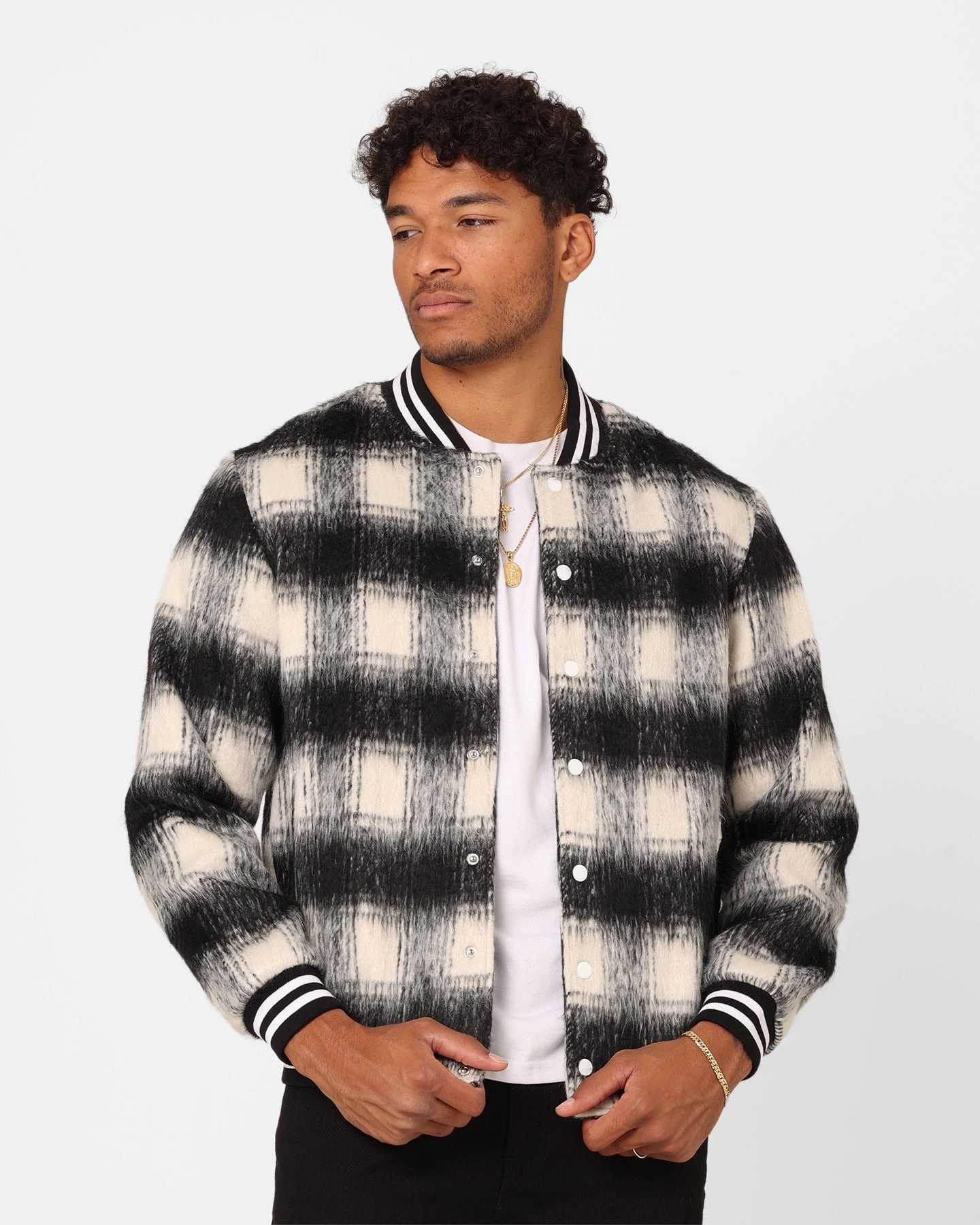 City Ready XXIII Kolab Checkered Jacket Black/White