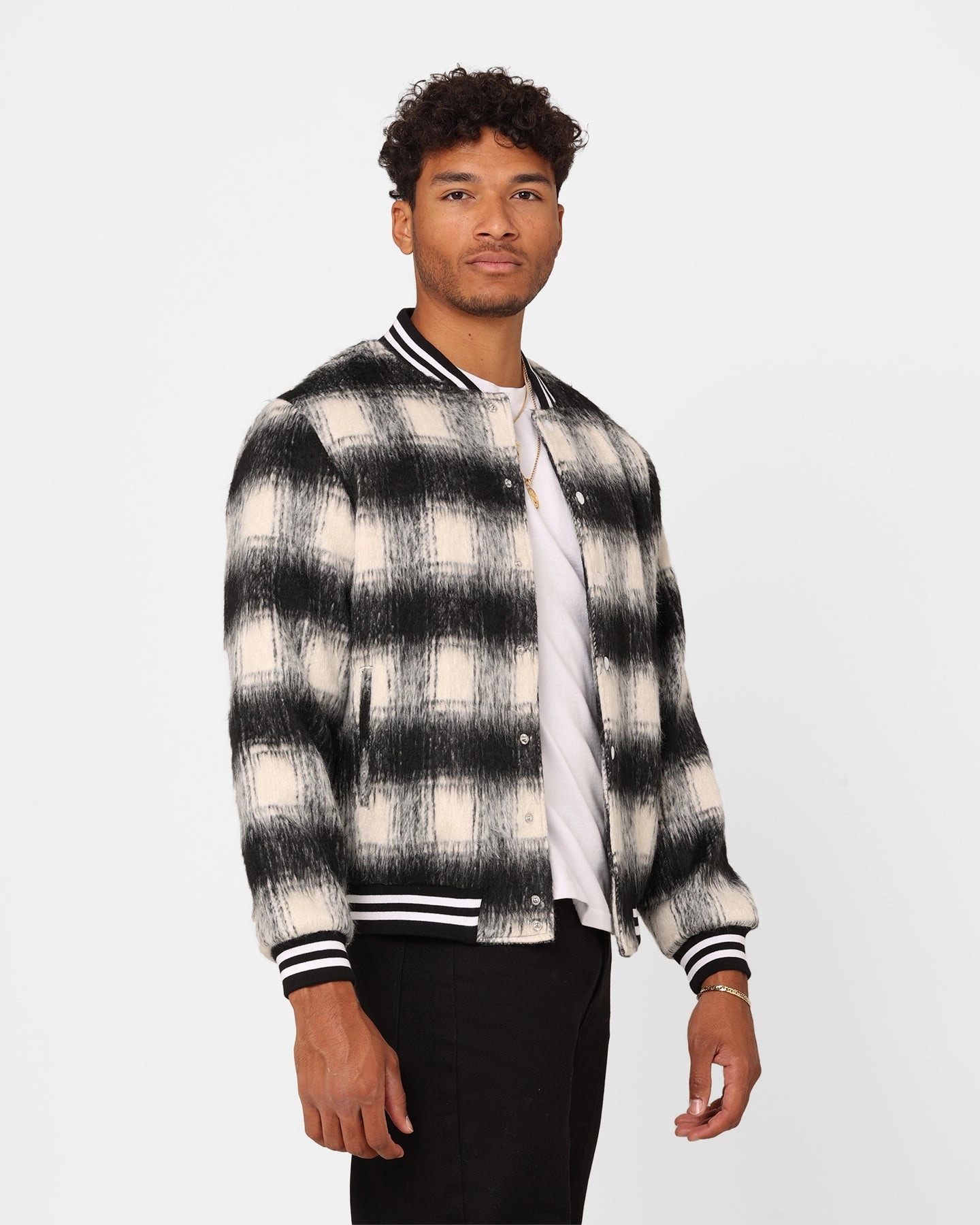Outdoor Function XXIII Kolab Checkered Jacket Black/White