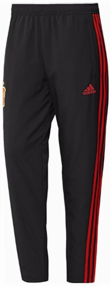 AbrasionFreeZoneDesign Gripper Waistband Spain Grey Training Presentation Soccer Tracksuit 2018/19 - Adidas
