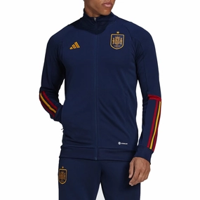 Spain navy training bench Soccer tracksuit 2022/23 - Adidas Anti-odor technology
