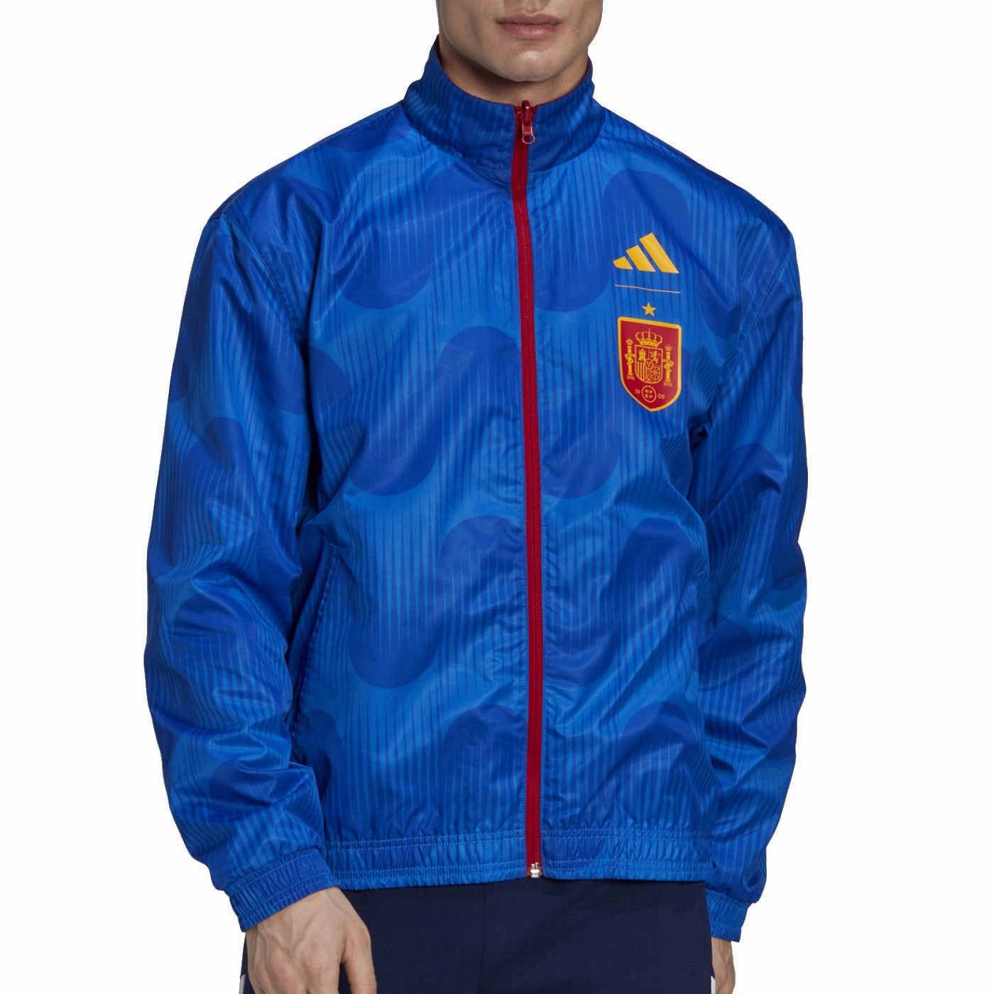 QuickDry Material Dance wear Spain pre-match presentation Soccer tracksuit 2022/23 - Adidas