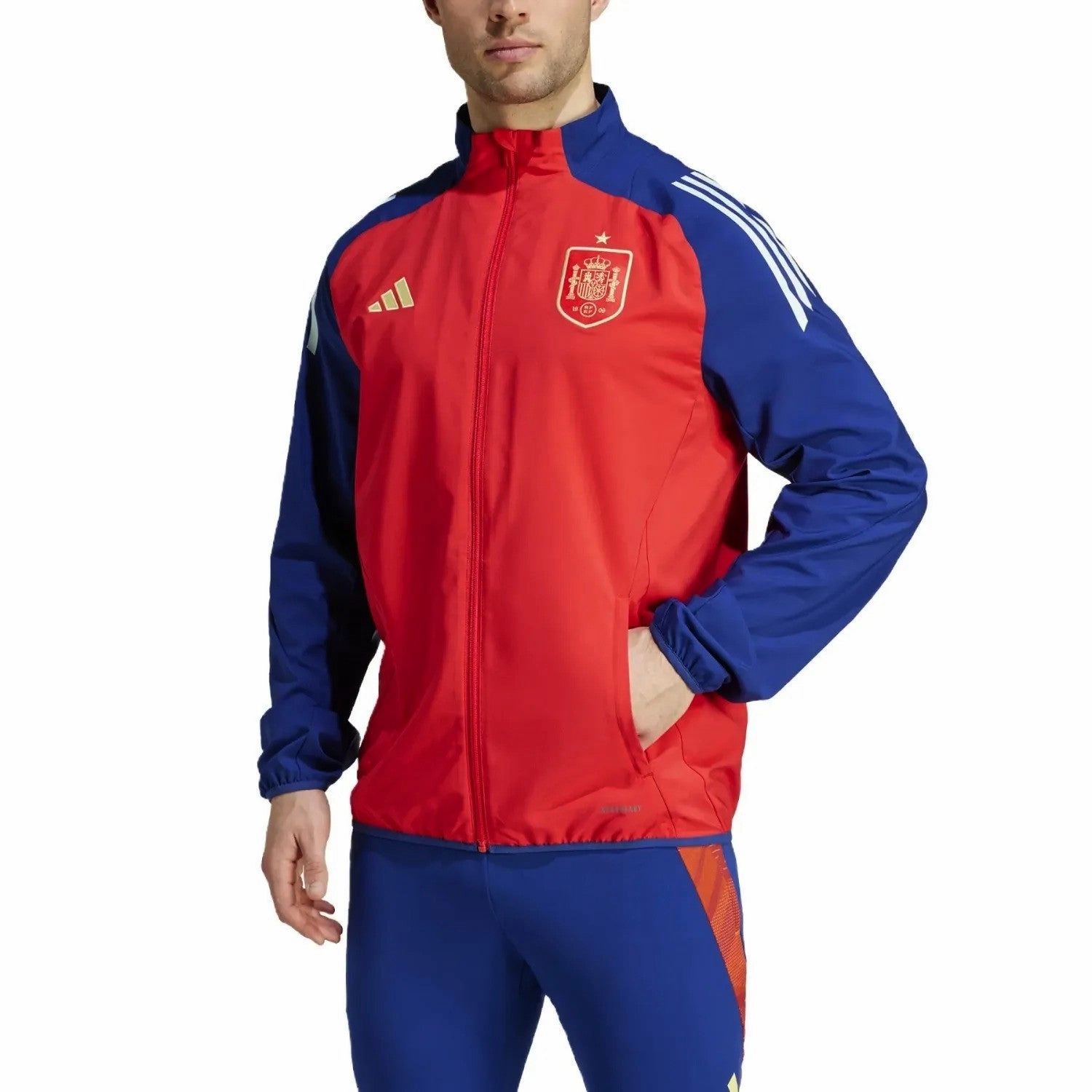 Spain training presentation Soccer tracksuit 2024/25 - Adidas Sporty Look