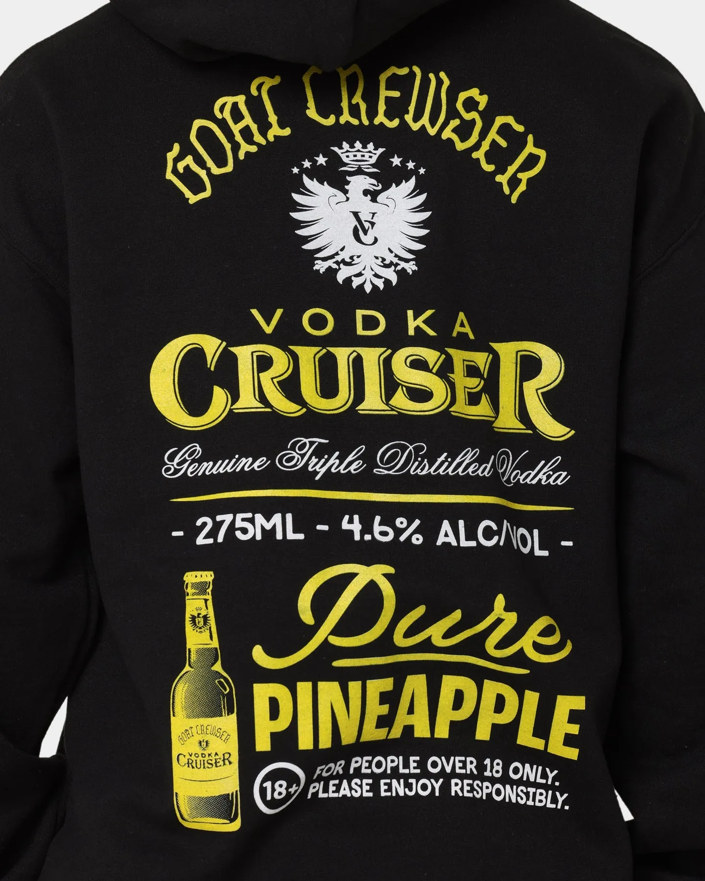 Goat Crew Goat Crew X Vodka Cruiser Pure Pineapple Cruiser Hoodie Black Beanie