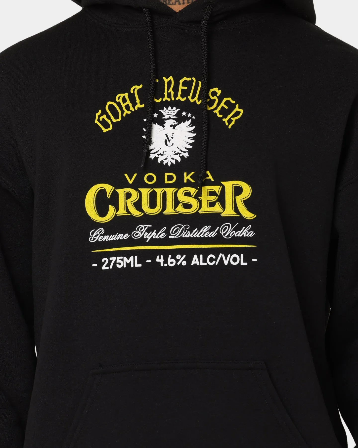 Goat Crew Goat Crew X Vodka Cruiser Pure Pineapple Cruiser Hoodie Black Sale