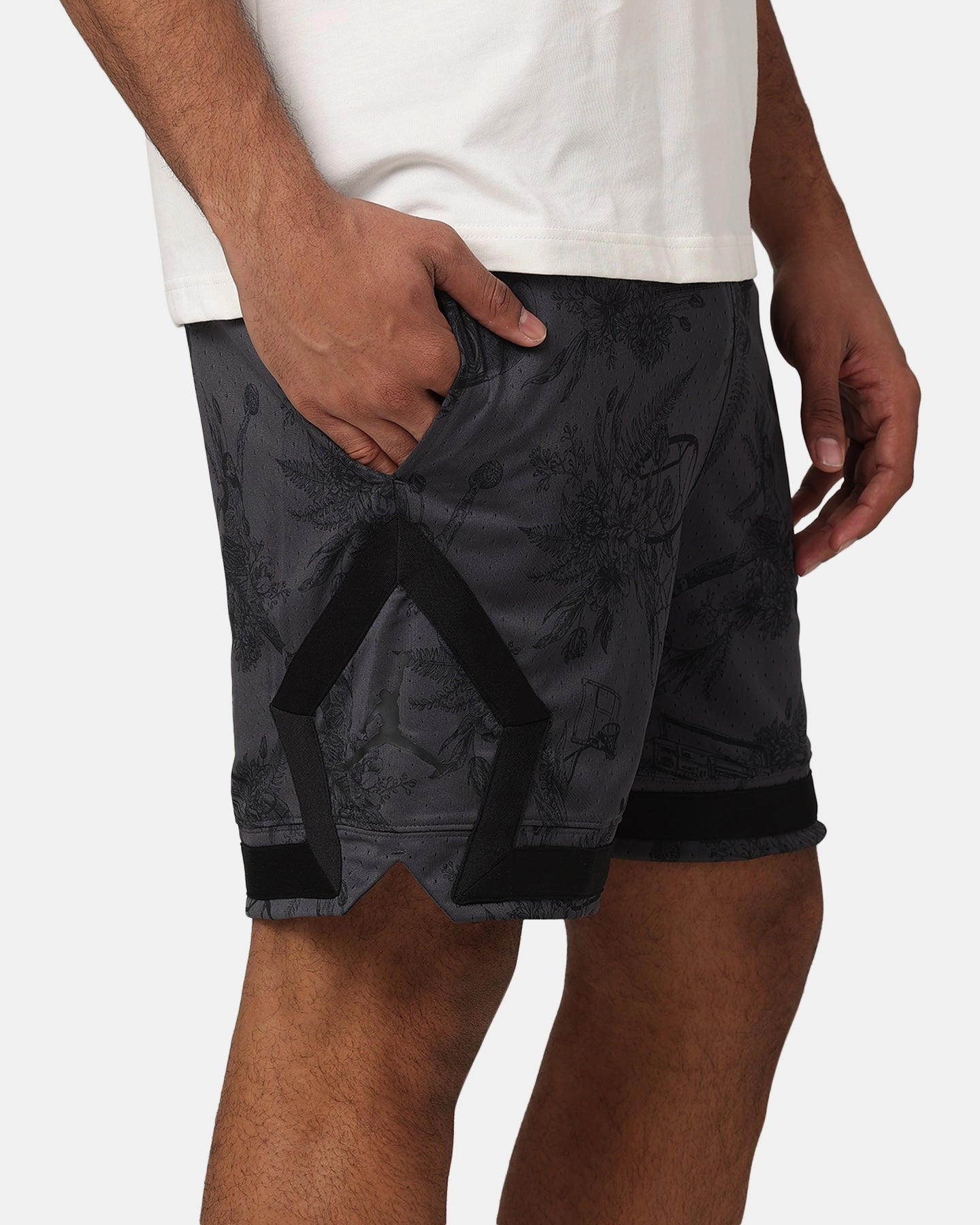 Jordan DRI-Fit Sport Printed Diamond Shorts Black/Dark Shadow maternity option sunglasses