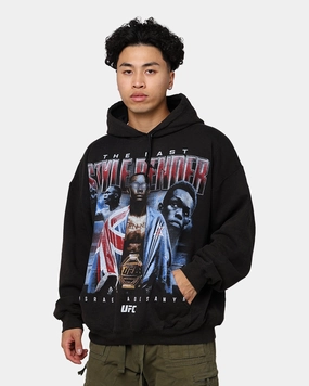 Non Restrictive Fit UFC By Goat Crew Israel Adesanya Hoodie Black Wash