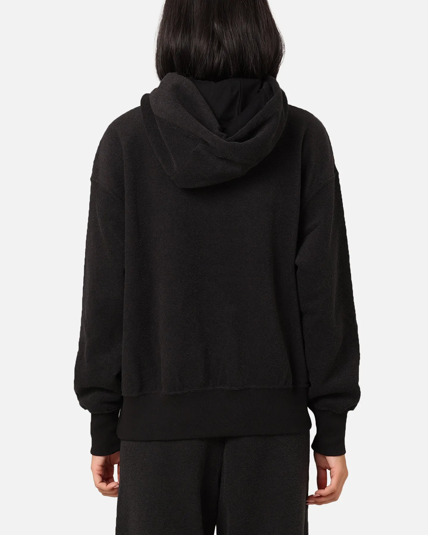 Nike Women's Sportswear Phoenix Plush Oversized Cosy Fleece Hoodie Black/Sail Trust Powder