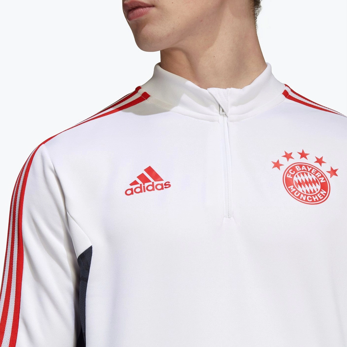 NonChafeEdging UVProtectionFabric Bayern Munich Soccer training technical tracksuit 2022/23 - Adidas