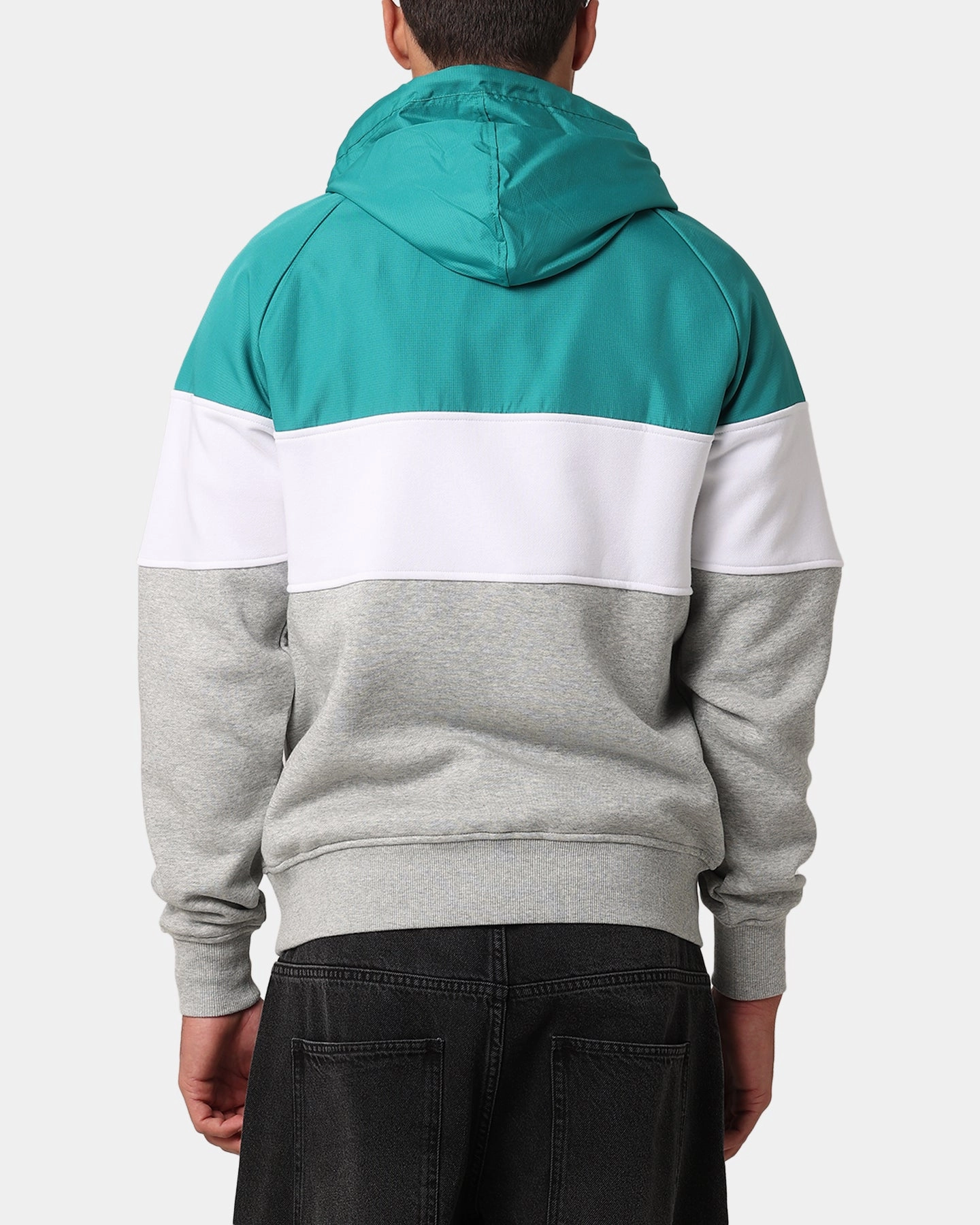 Trail Function movement New Era Miami Dolphins Quarter Zip Hoodie Turquoise