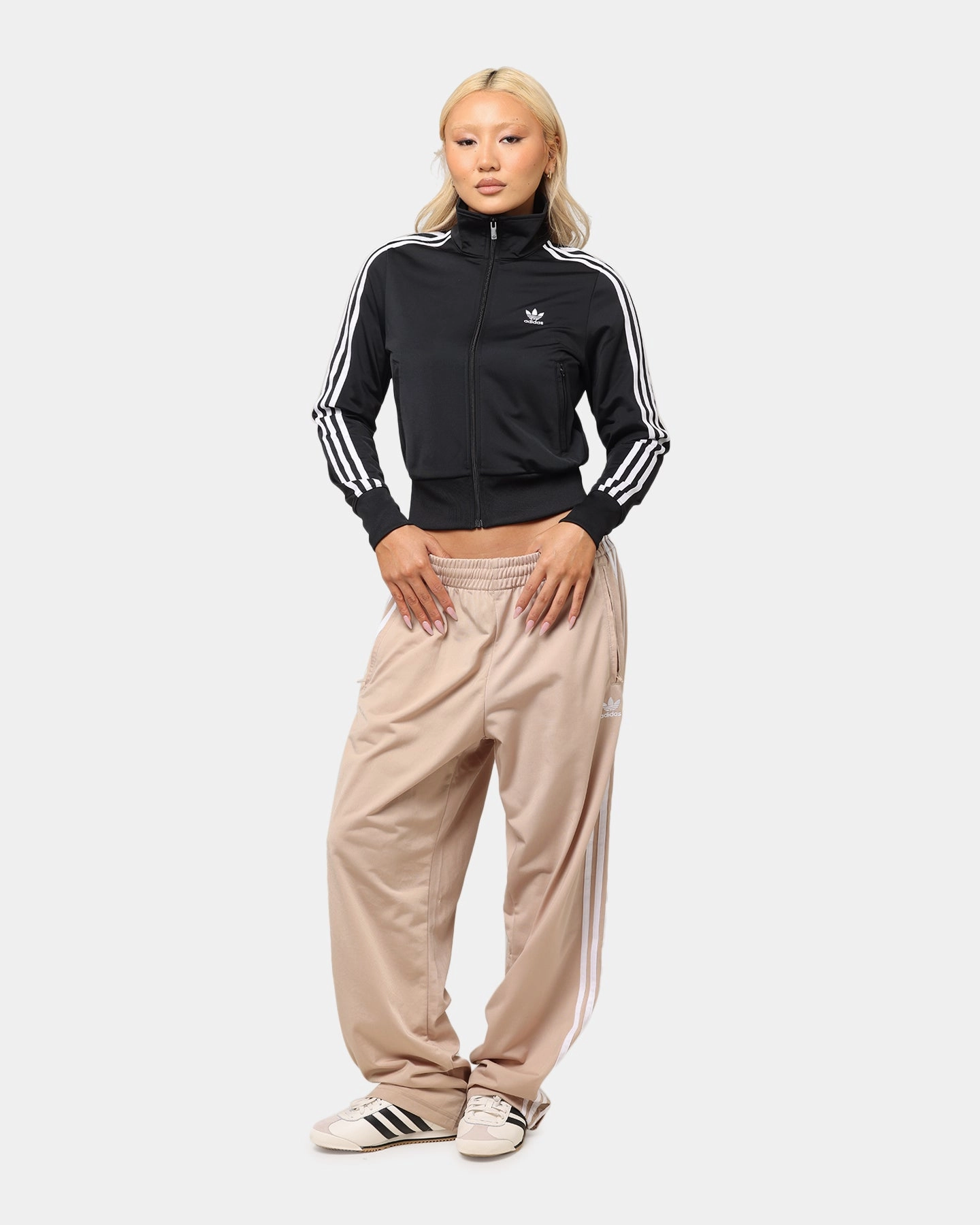 Classic Fit Adidas Women's Adicolor Classics Firebird Track Top Black