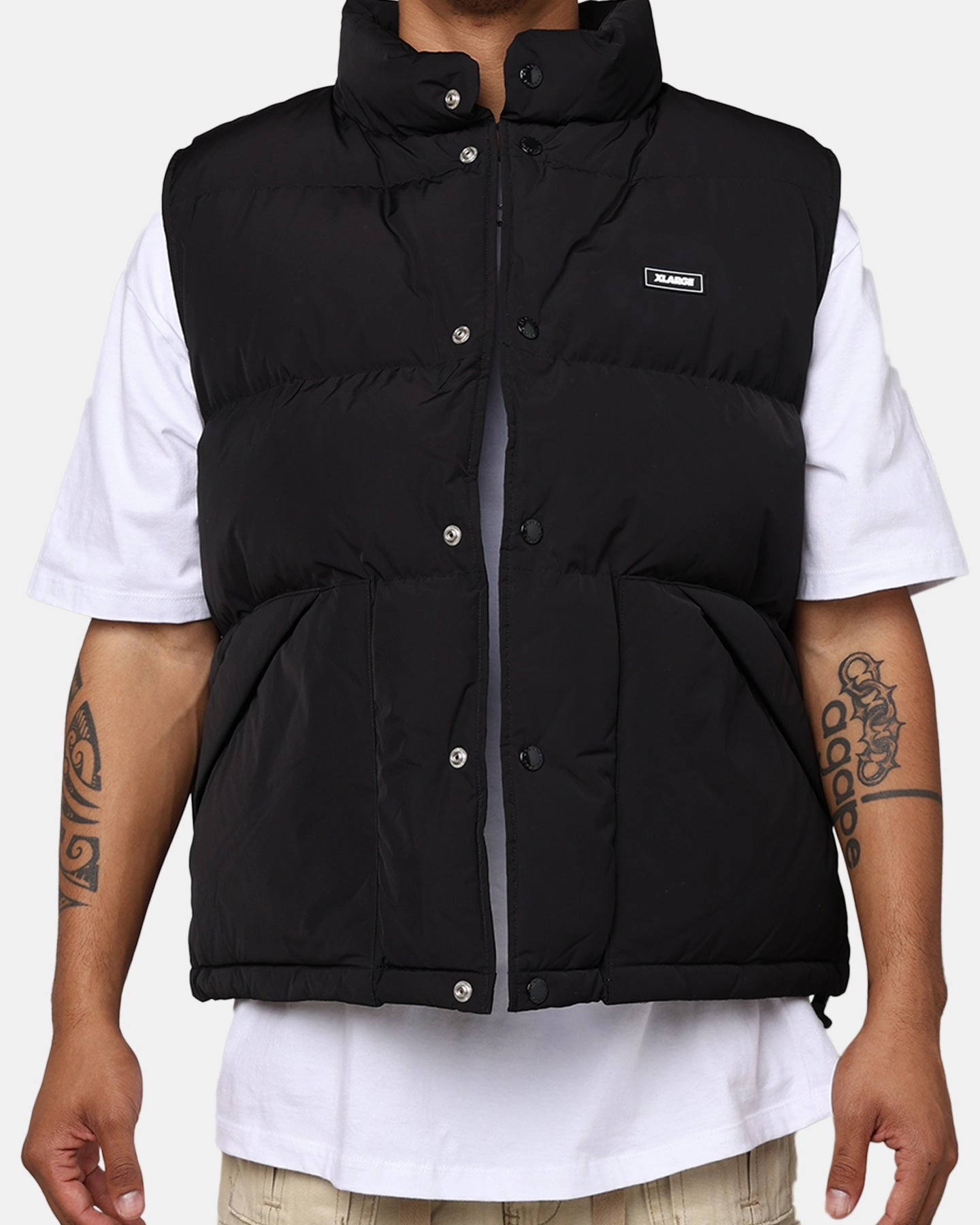 LightweightFabric Trunk X-Large Down Vest Black