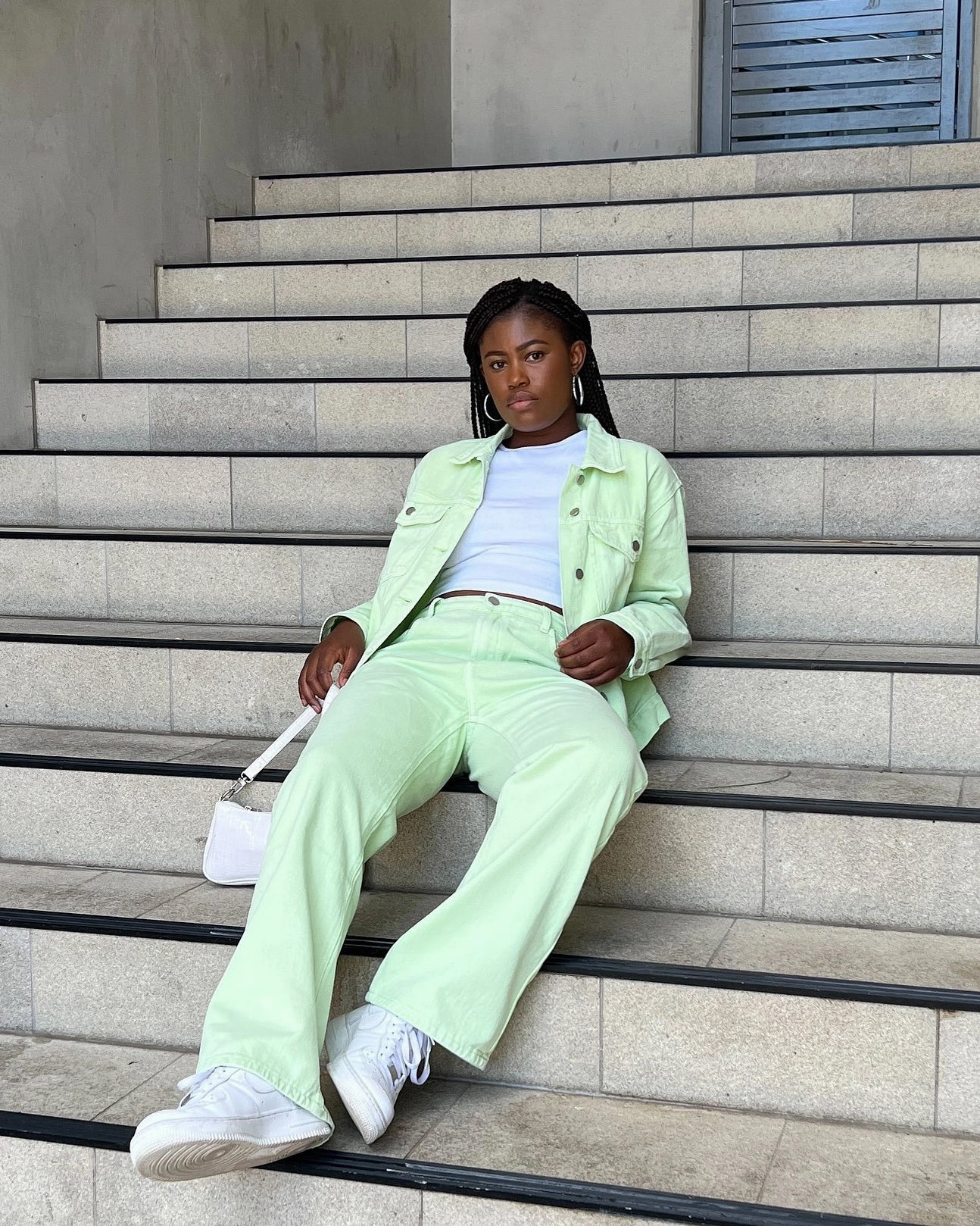 XXIII Women's Brittany Nineties Baby Jacket Lime sailors