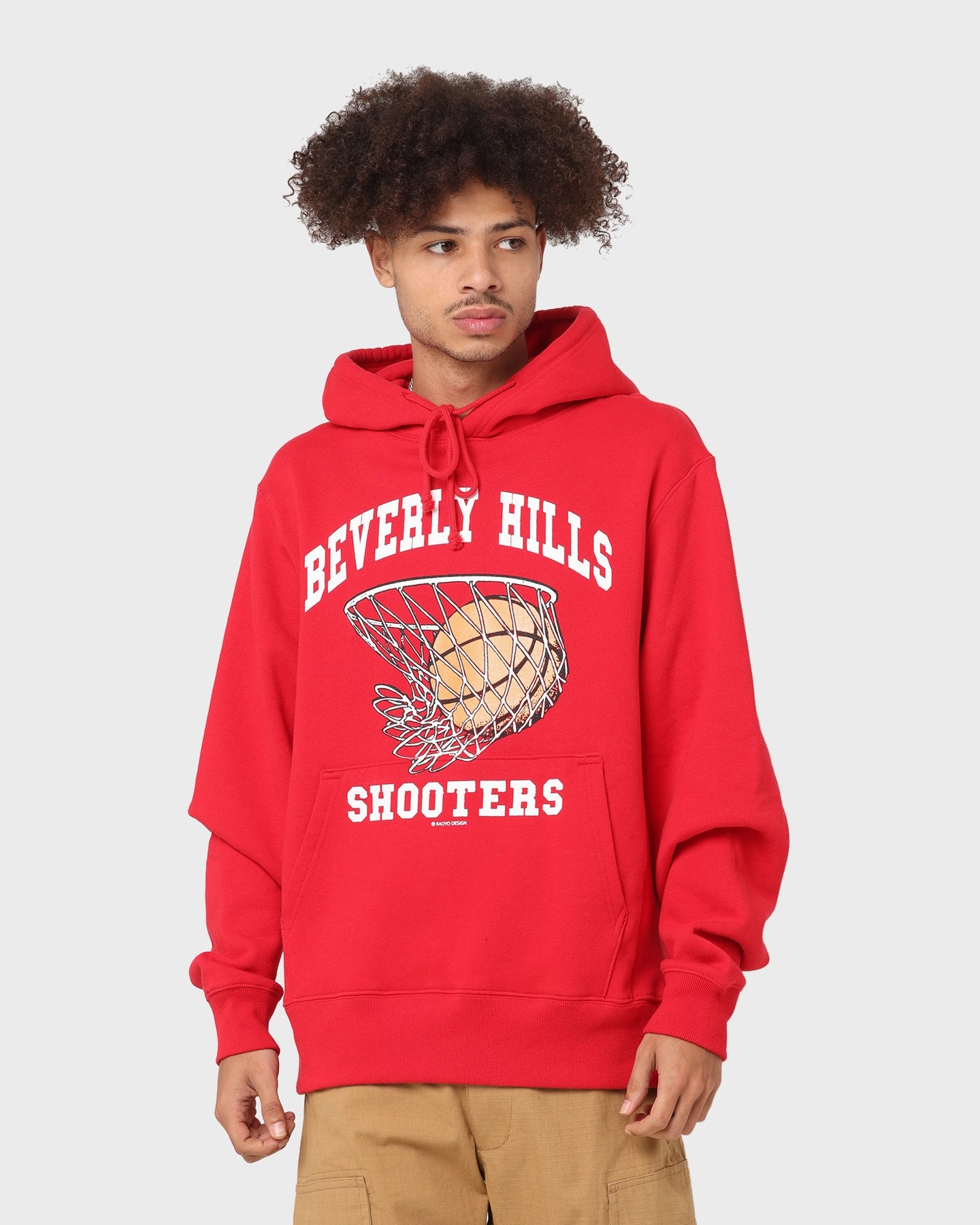 Los Angeles RadYo! Beverly Hills Shooters Hoodie Red Fast Fit
