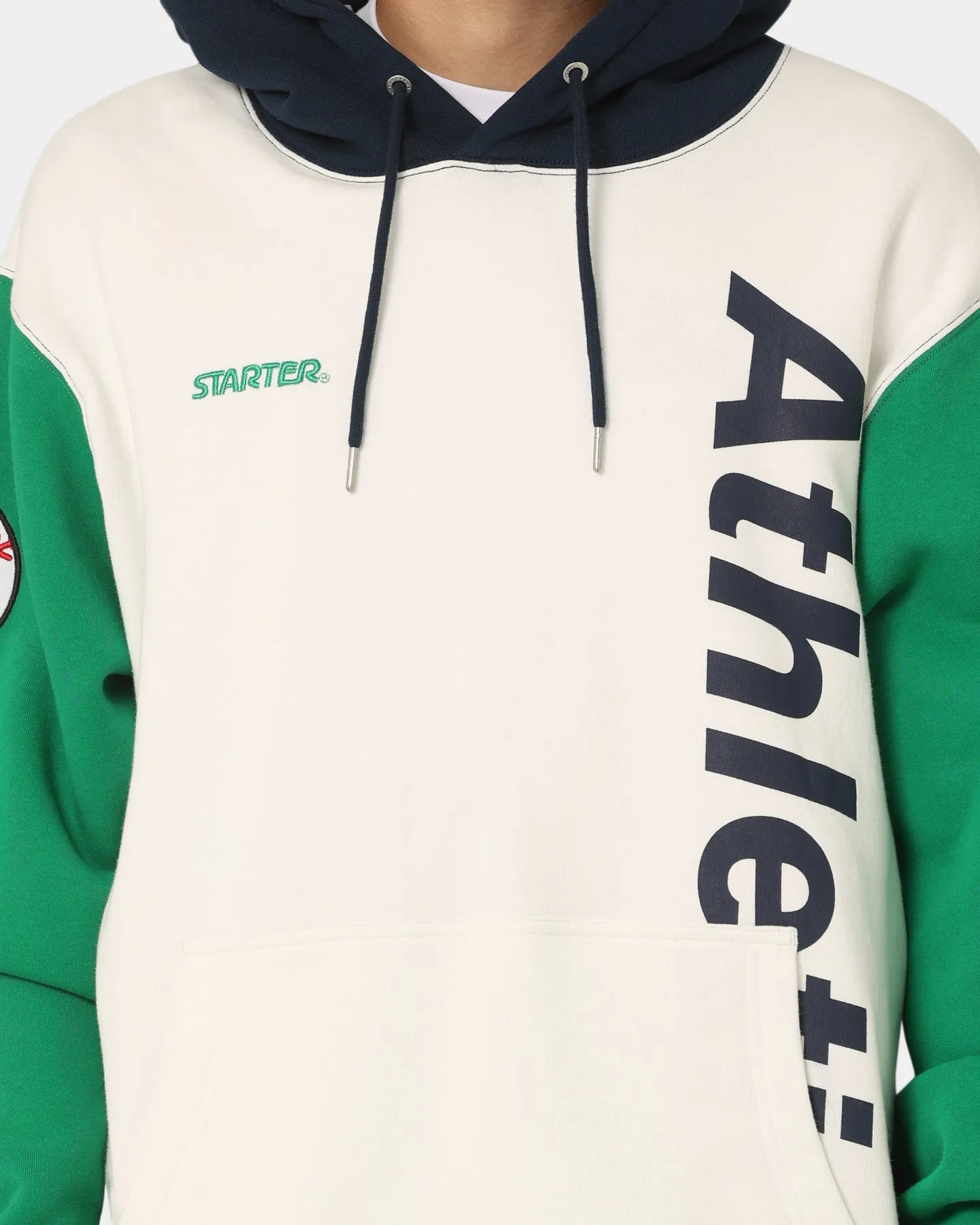 Ability Outdoor Active Starter Athletic Panel Hoodie Navy/Green