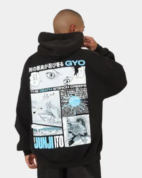Shawl Goat Crew X Gyo Gyo Vintage Hoodie Washed Black