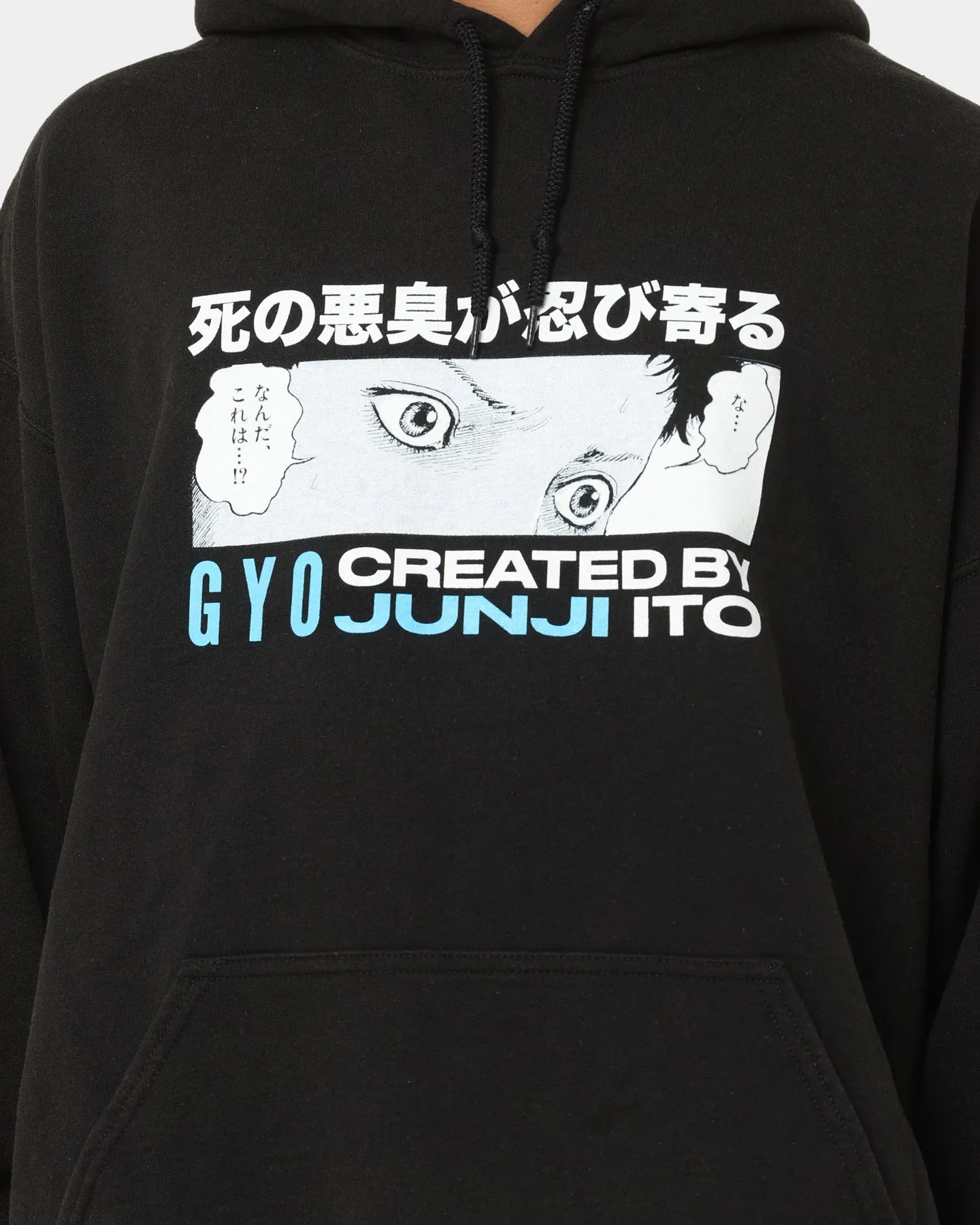 Goat Crew X Gyo Gyo Vintage Hoodie Washed Black travel use