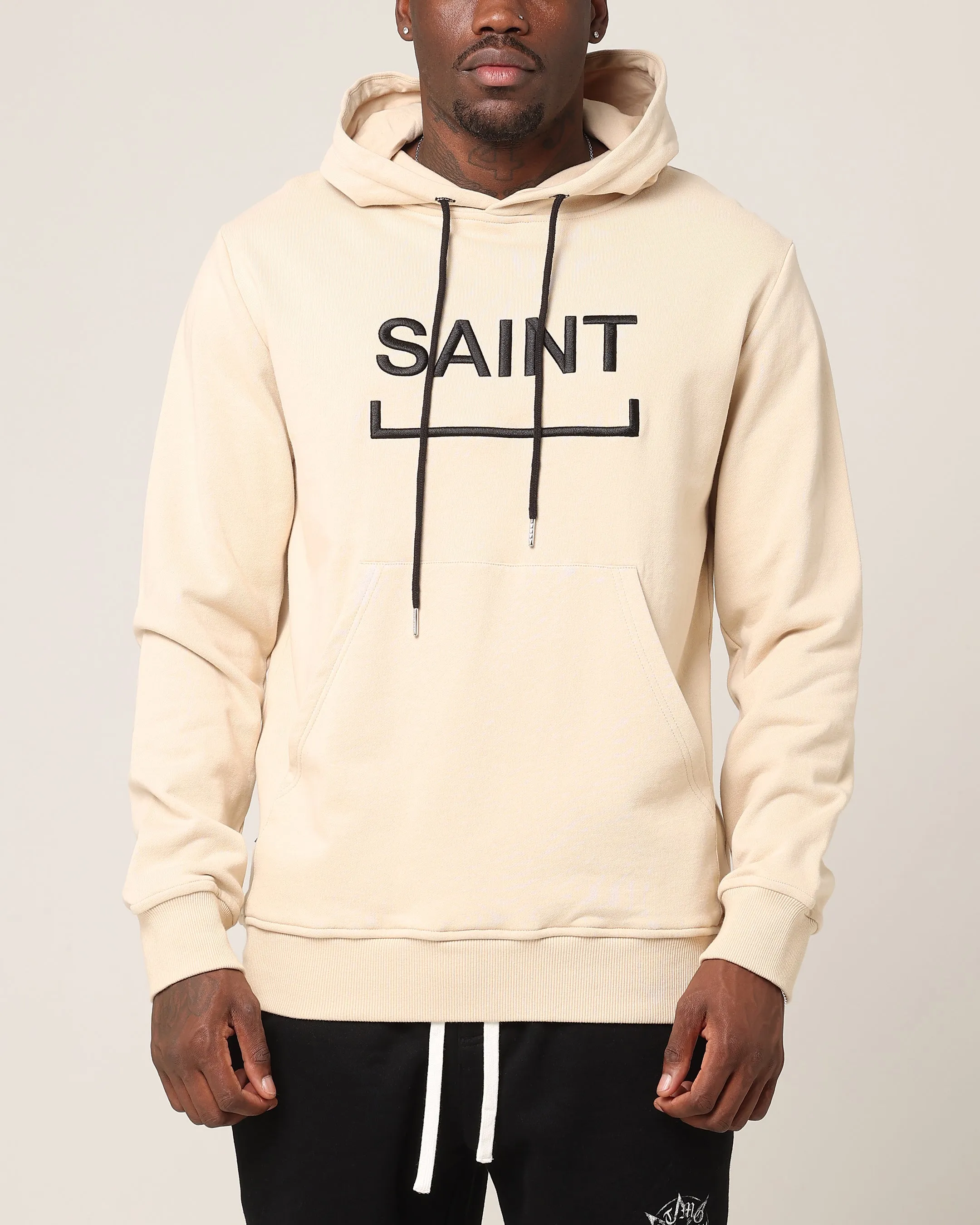 Feedback Gel Saint Morta Men's Trophies New Age Hoodie Stone/Black