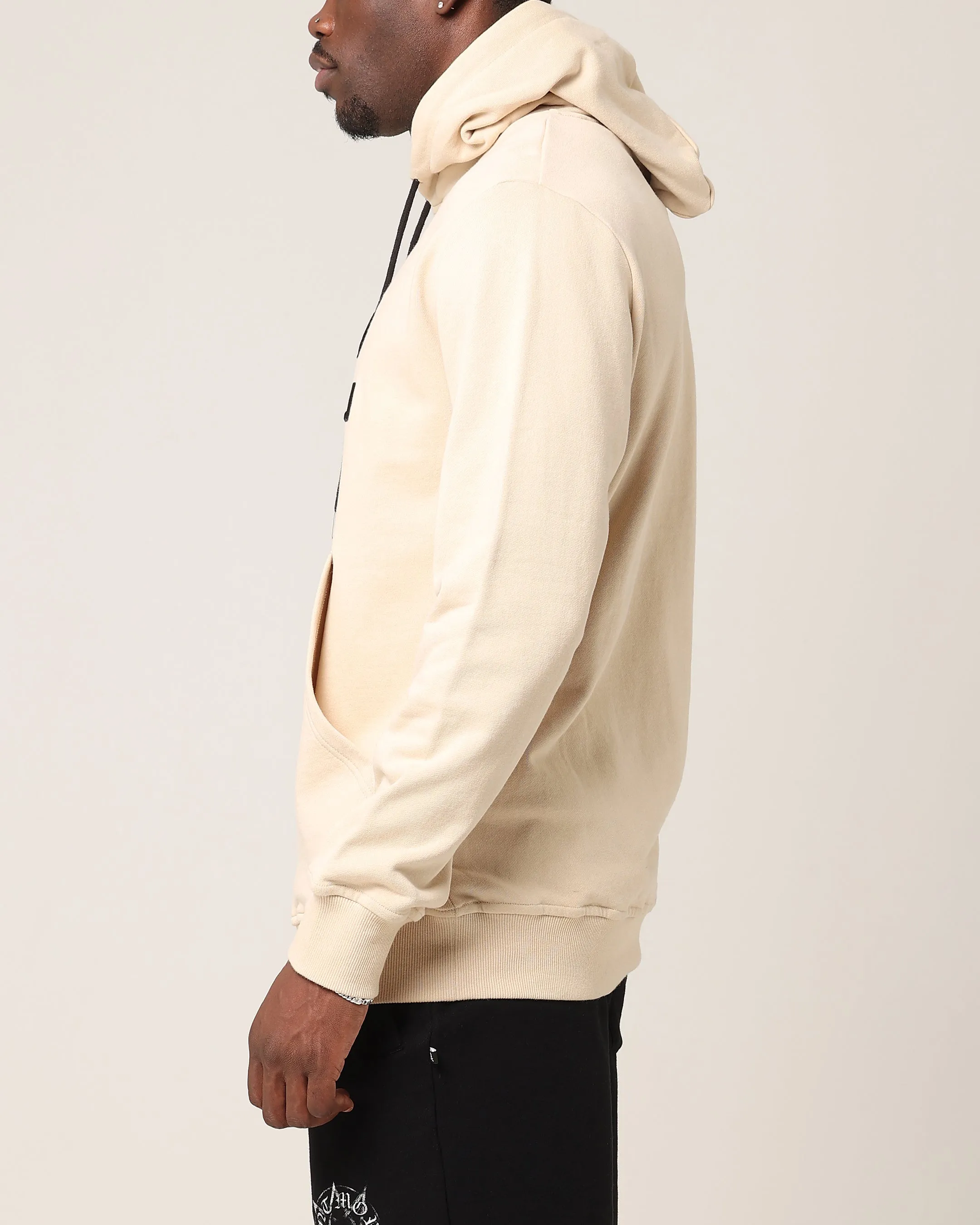 Saint Morta Men's Trophies New Age Hoodie Stone/Black Weatherproof Coating