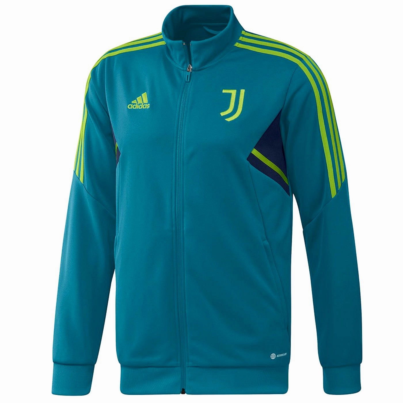 Adaptive Lacing Mechanism Juventus training bench Soccer tracksuit 2022/23 blue - Adidas