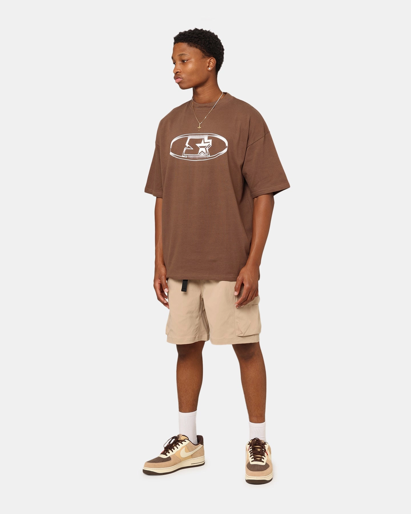 Champion Reb Script Hike Shorts Beam High Waist Breathable fabric