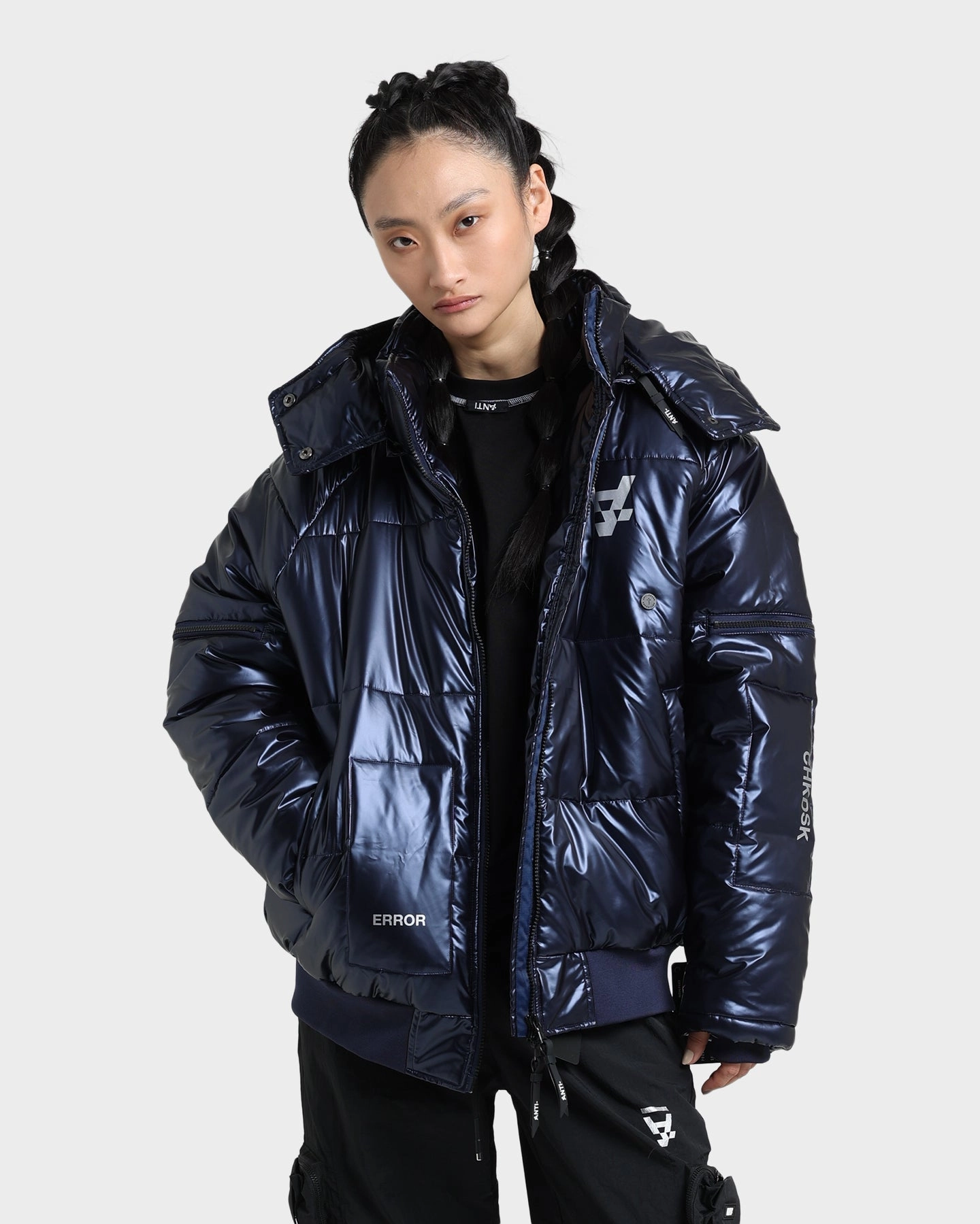 The Anti Order Anti Joy Technical Puffer Jacket Dark Navy Timeless Form
