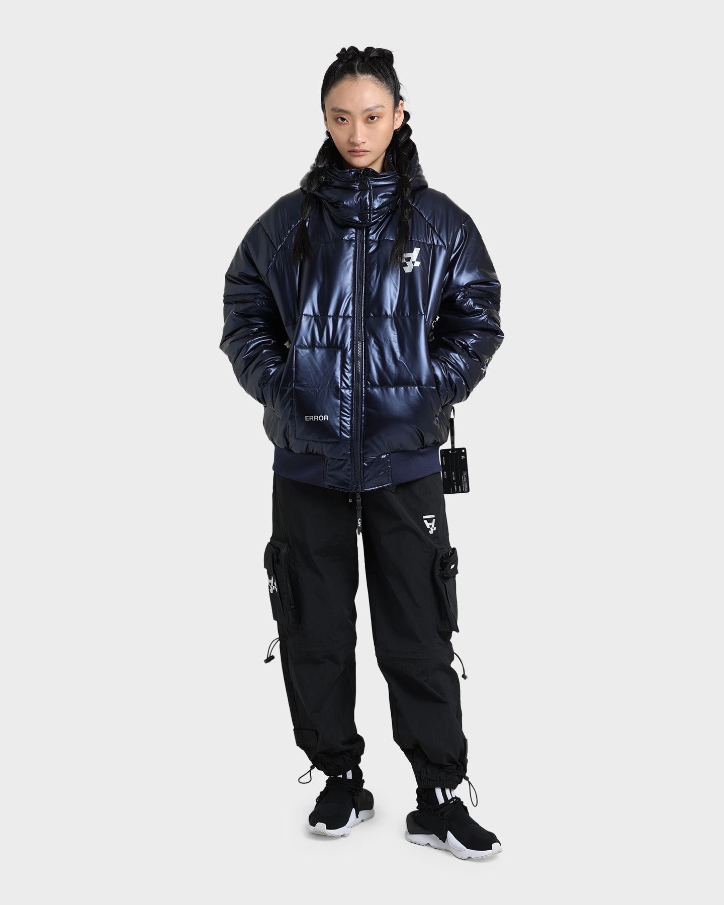 Slide Strap Waistband Sport Comfort The Anti Order Anti Joy Technical Puffer Jacket Dark Navy