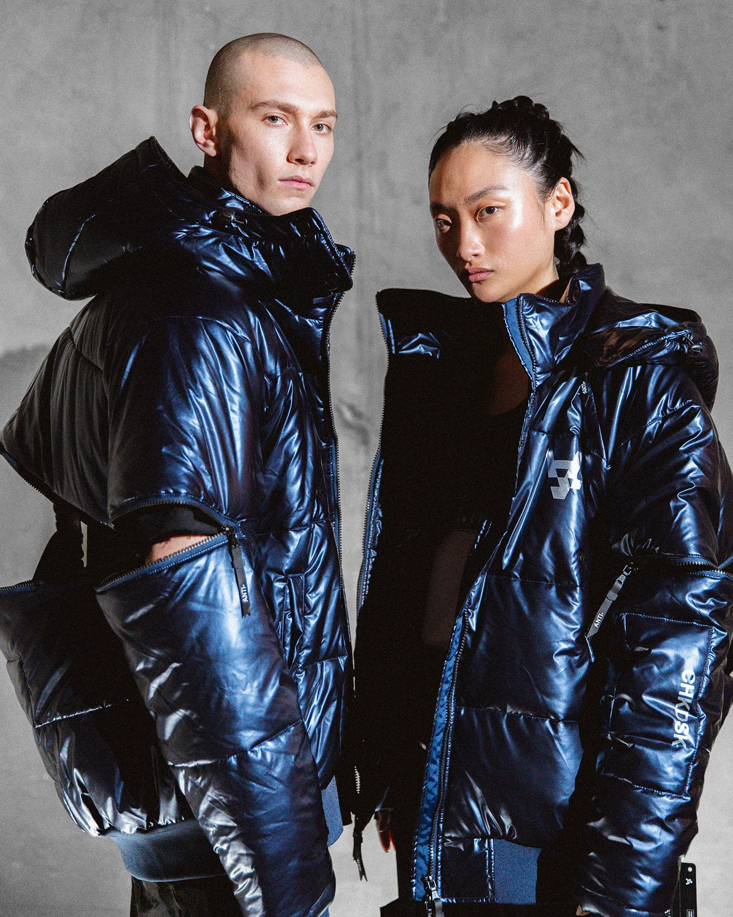 Planner The Anti Order Anti Joy Technical Puffer Jacket Dark Navy
