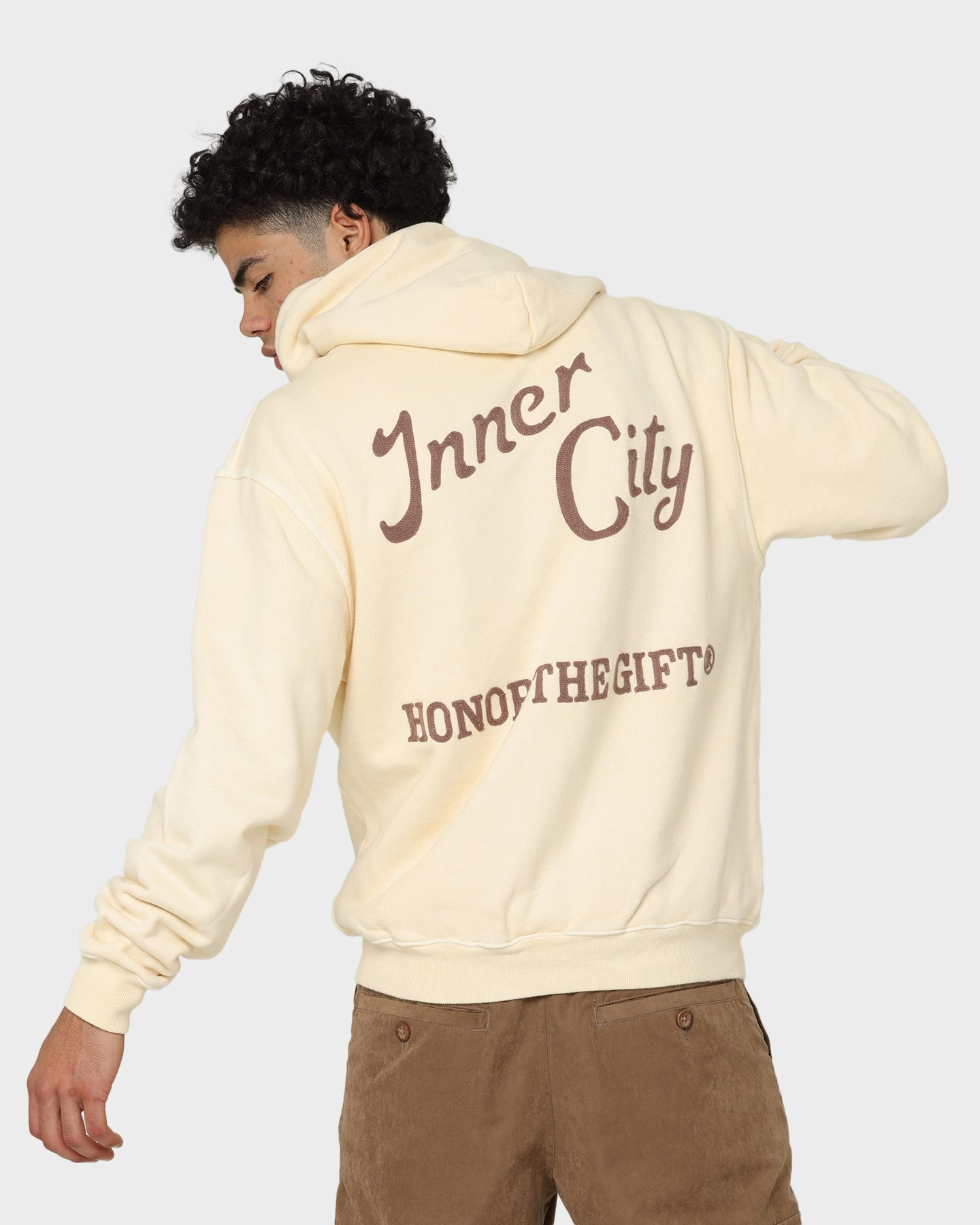 Anti Static Lining Honor The Gift Neighborhood Hoodie Cream