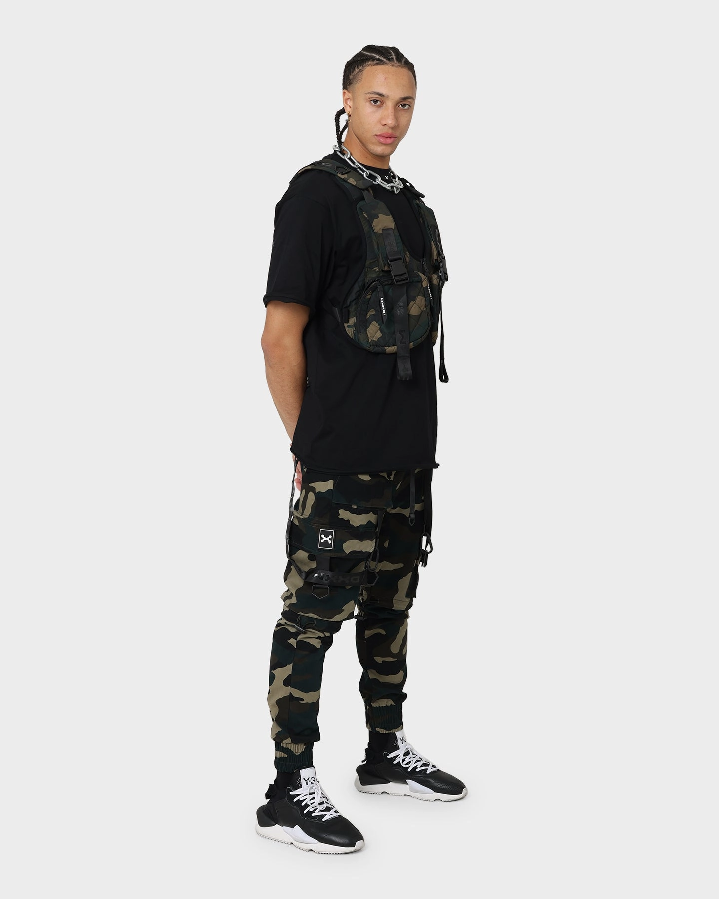 Draw back - to - school DXXMLIFE L-3 A Chain$aw Utility Vest Woodland Camo