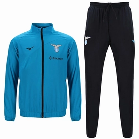 Ventilated Back Panels SS Lazio light blue presentation Soccer tracksuit 2022/23 - Mizuno