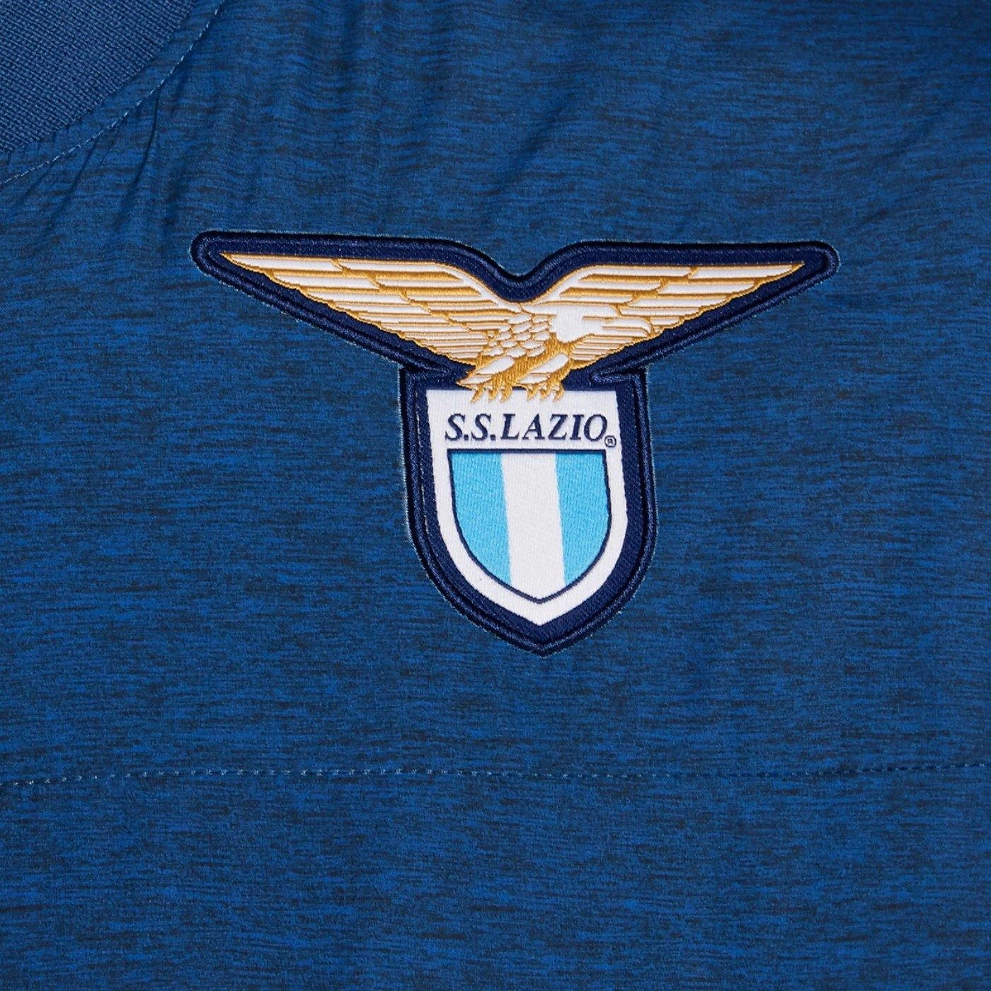 clip venue Faux Fur SS Lazio presentation soccer tracksuit 2019/20 - Macron