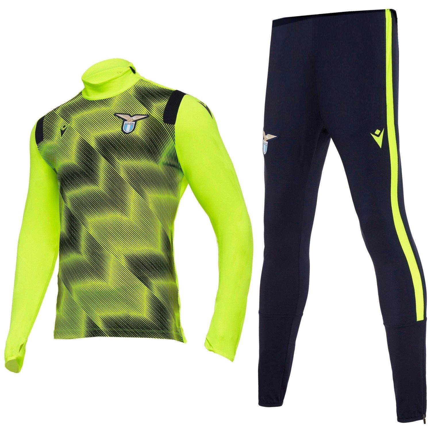 SS Lazio training technical Soccer tracksuit 2020/21 - Macron Exchange