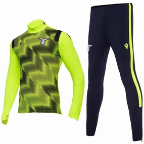 Flexible Ribbed Cuffs fiber SS Lazio training technical Soccer tracksuit 2020/21 - Macron