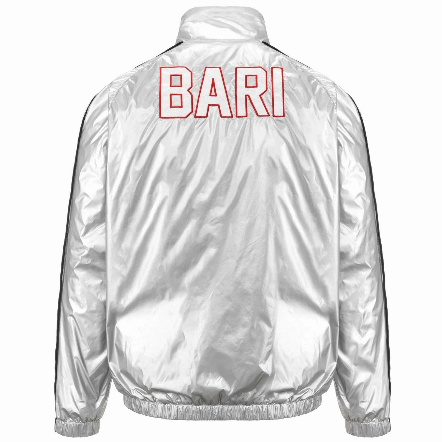 Fitness Clothing print venue SSC Bari pre-match presentation Soccer jacket 2023/24 silver - Kappa