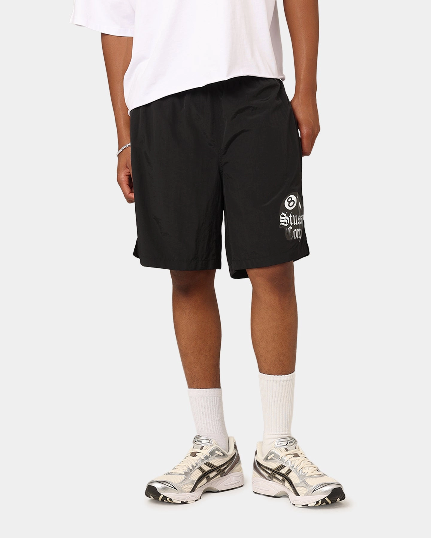 fishing outfit St??ssy 8 Ball Corp Nylon Shorts Black