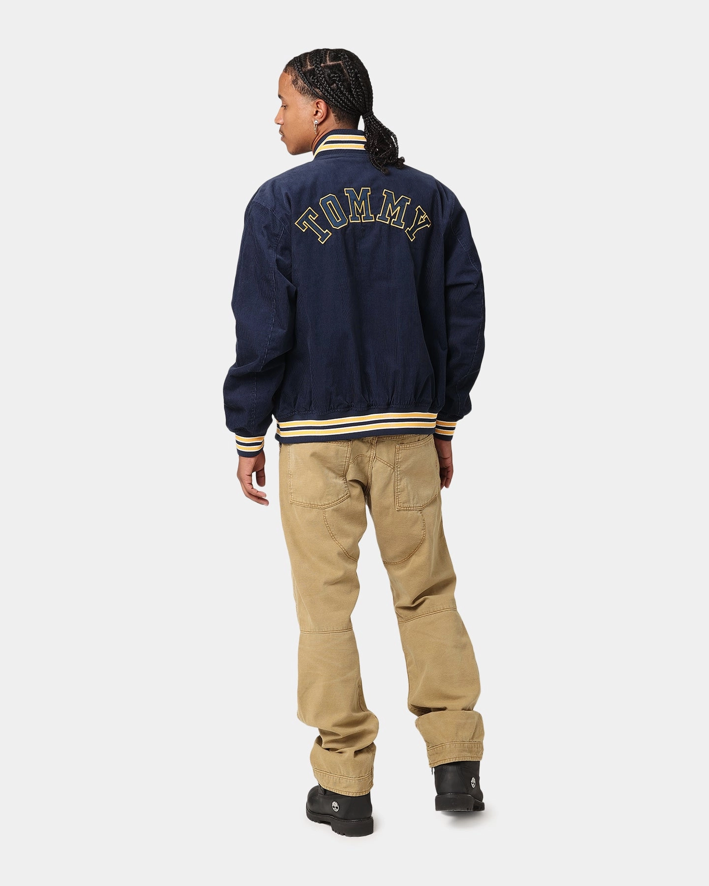 Tommy Jeans TJU Archive Corduroy Games Varisty Jacket Twilight Indigo Launch