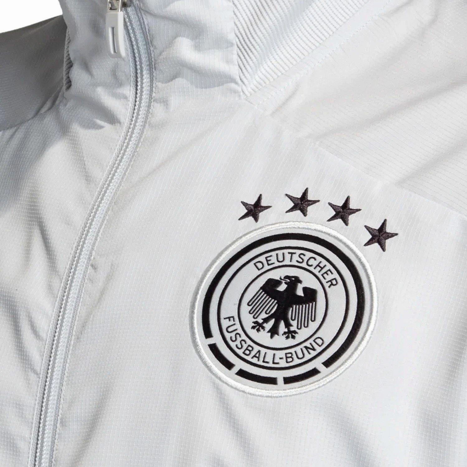 Informal OdorBlocking Antimicrobial Finish Germany national team presentation Soccer tracksuit 2020/21 - Adidas