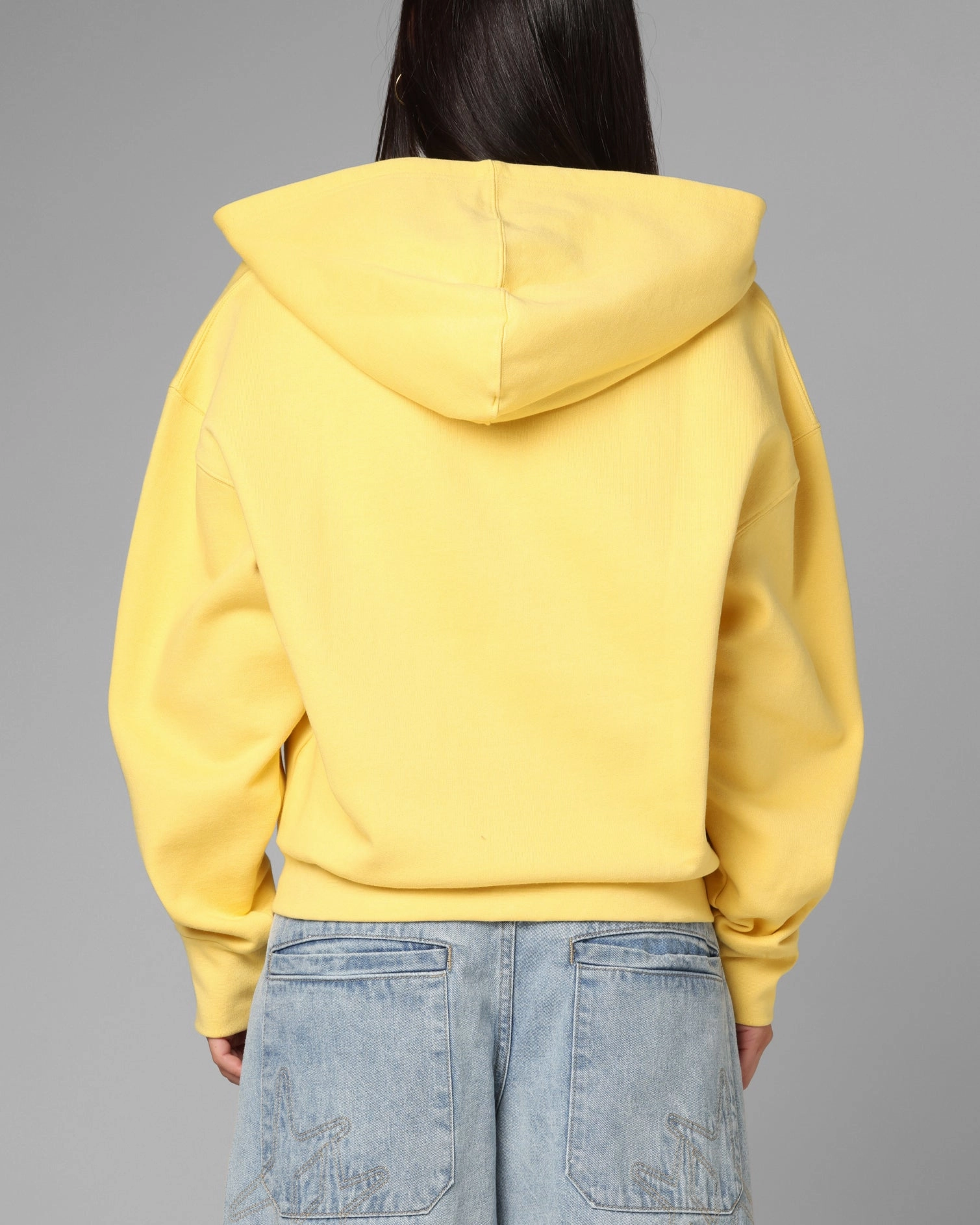Loiter Cosmos Zip Hoodie Yellow full-zip