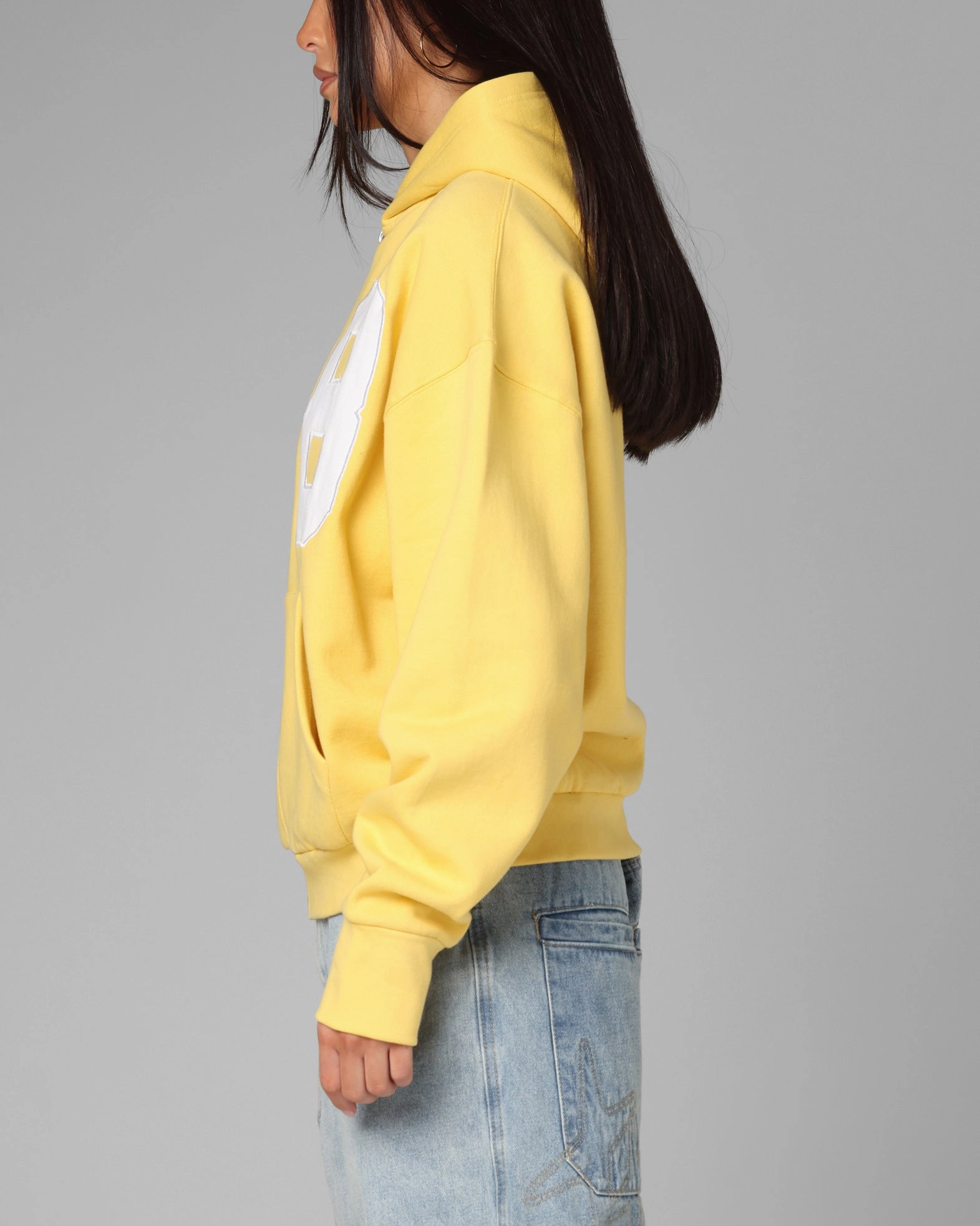 cyclist Loiter Cosmos Zip Hoodie Yellow