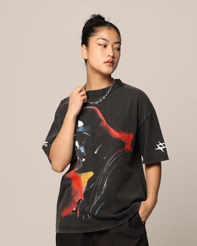 Sublimation Resistant Fabric Star Wars Darth Vader T-Shirt Charcoal