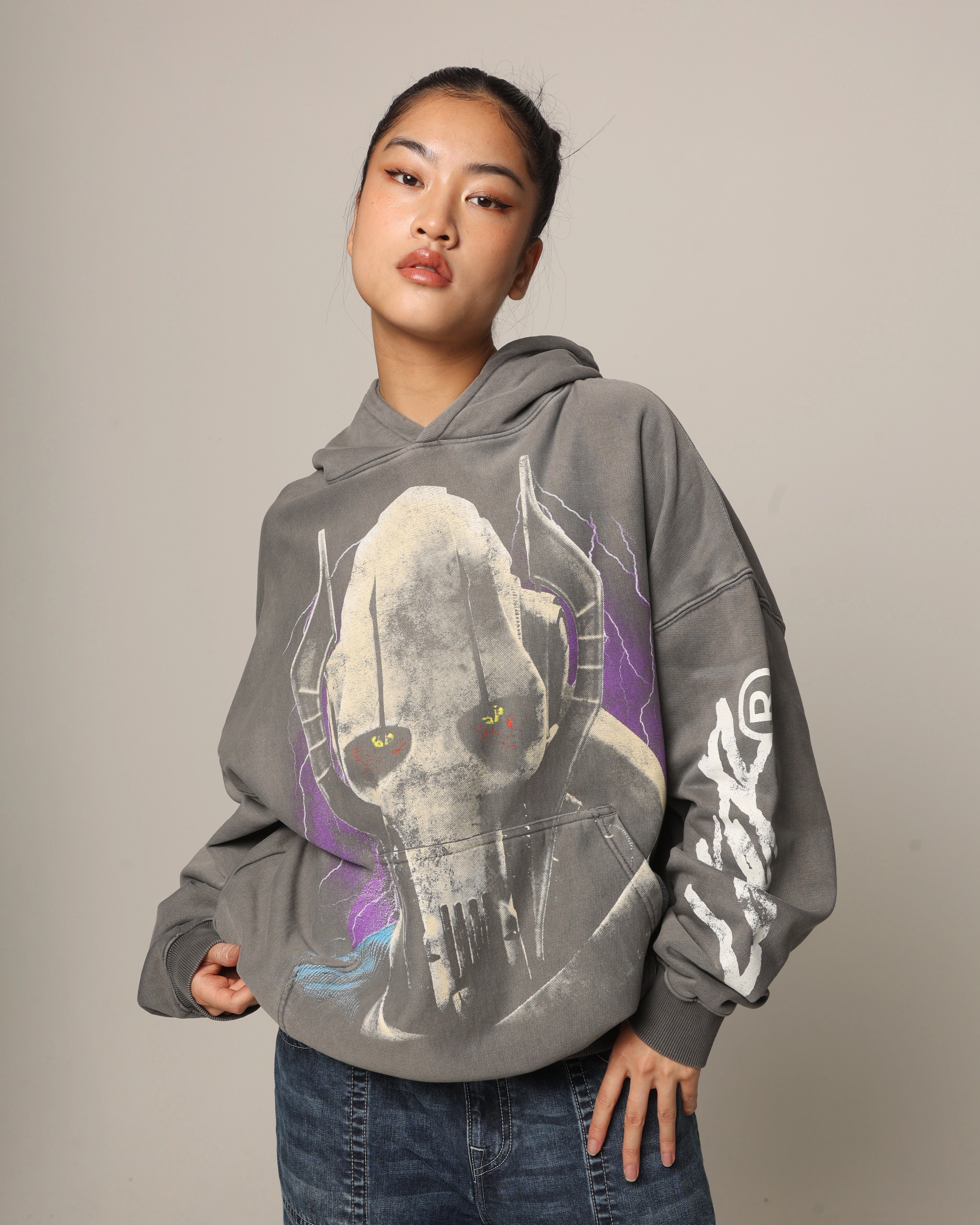 Active Essentials cyber monday Star Wars General Grievous Hoodie Charcoal