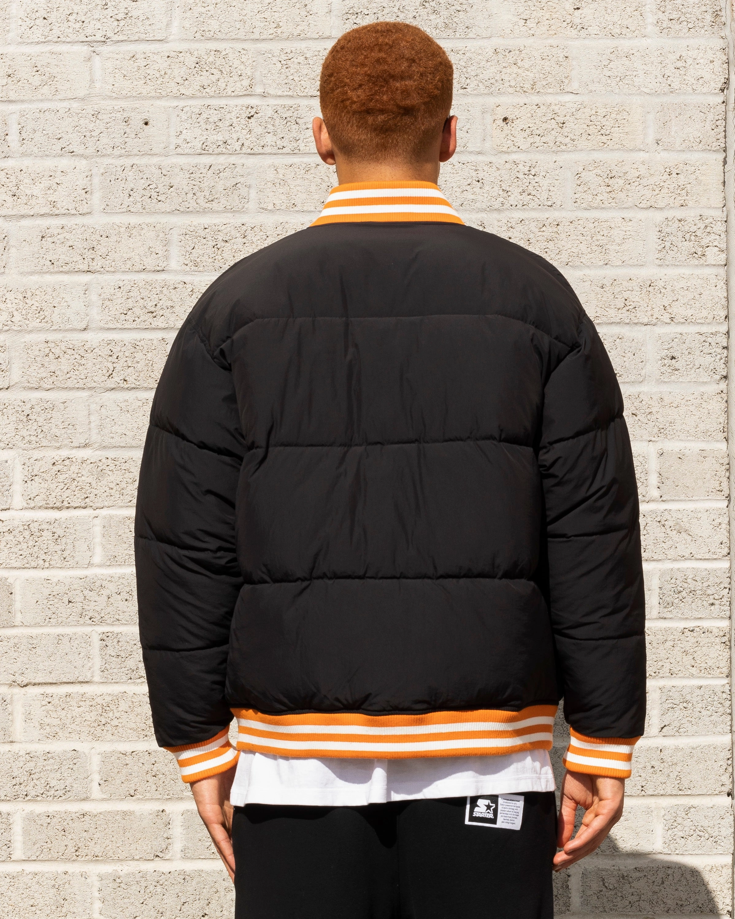 Starter Athletic Bomber Jacket Black Perspective Storm Shield