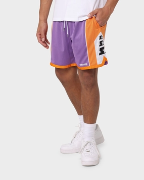 Starter Downtown Basketball Shorts Purple Recycled Polyester