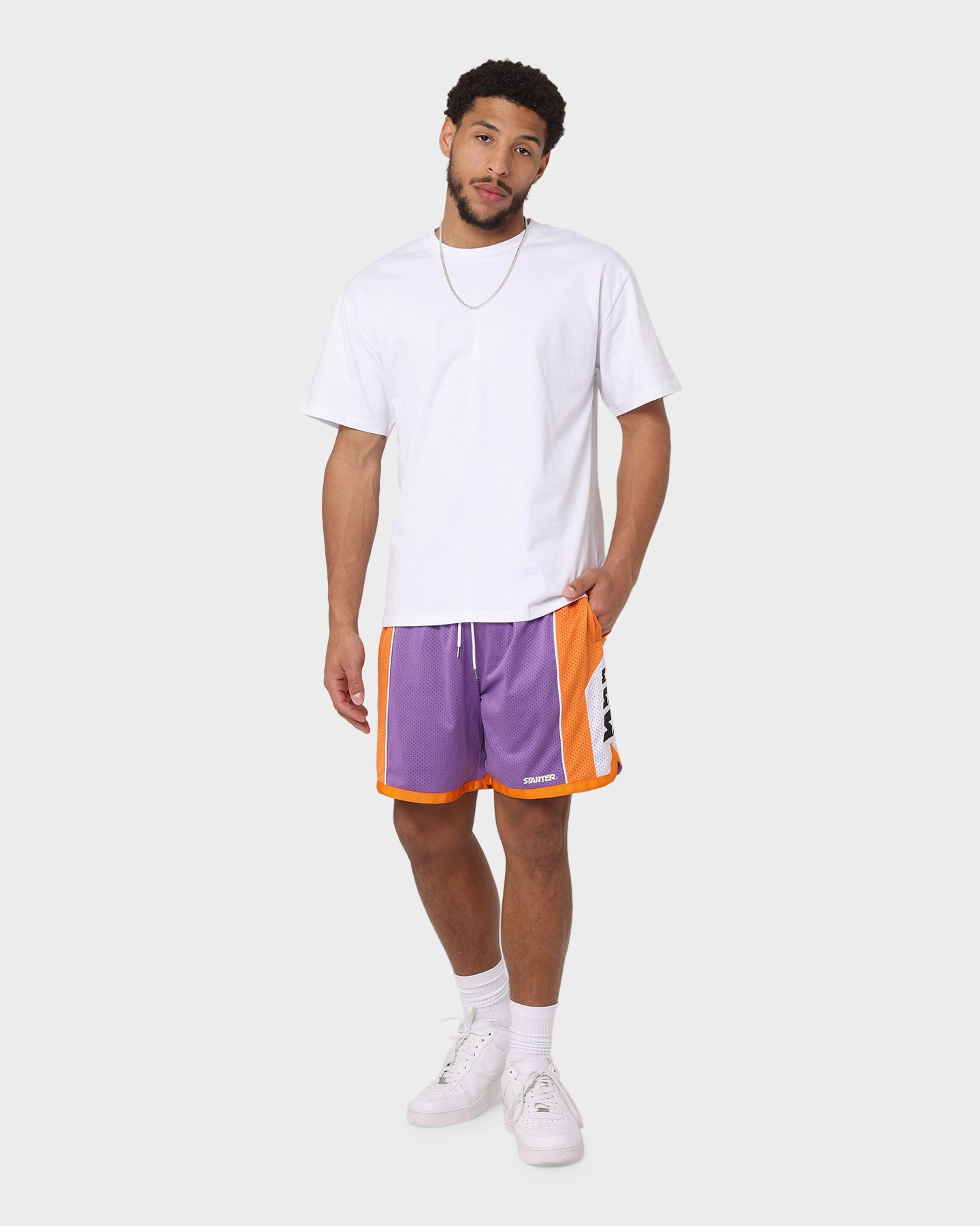 custom-made Starter Downtown Basketball Shorts Purple