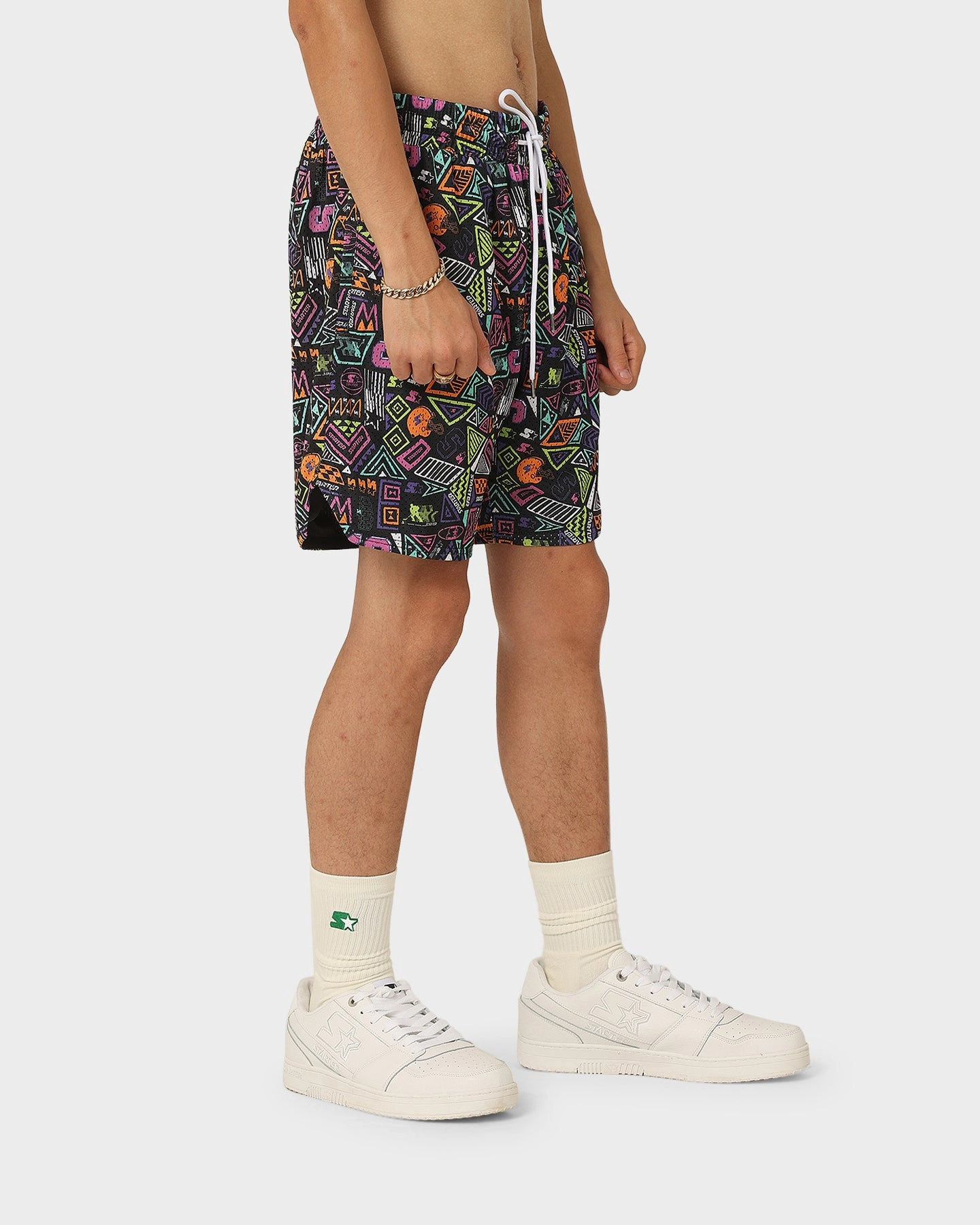 Fun Colors Outdoor Activity Starter Retro Mesh Shorts Multi-Coloured