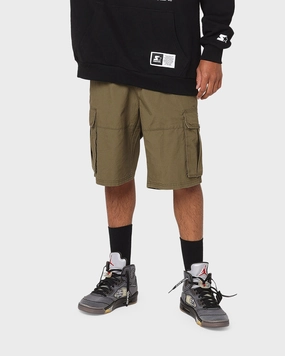 Starter Rugged Terrain Cargo Shorts Khaki Green cyclists Non Irritating Tags