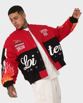 Loiter Daytona Motor Jacket Red Adventure Ready