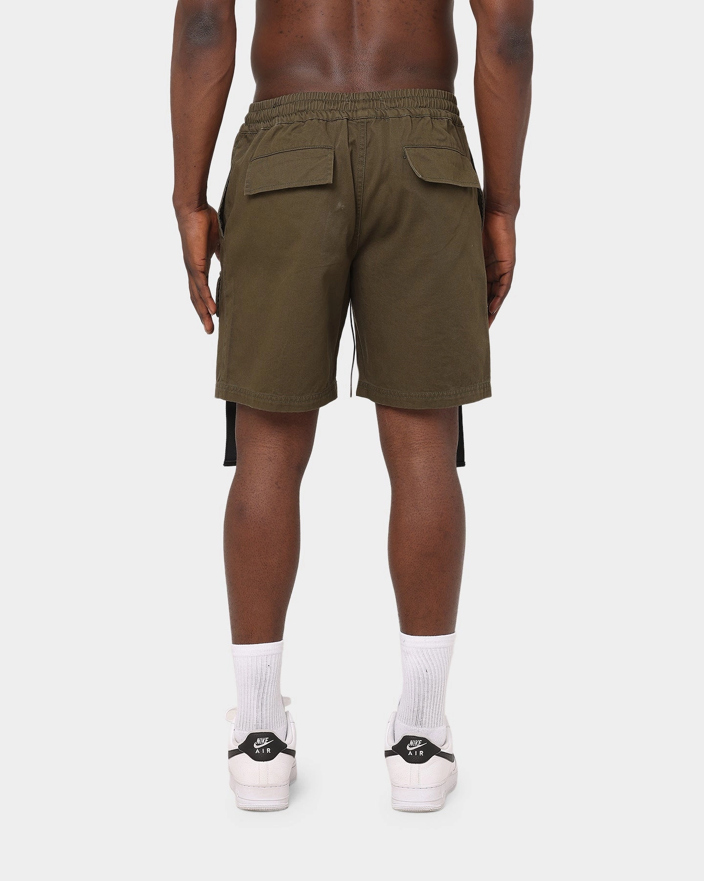 Zero Irritation Tags EN ES Minister Utility Cargo Shorts Khaki